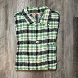 Oak Park Vintage Wool Blend Long Sleeve Button Down - XL